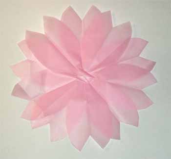 折り紙や花紙で簡単な桜の花びら 切り絵にも使える切り方作り方 コタローの日常喫茶