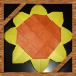 折り紙のひまわりの簡単な折り方！父の日手作りカードに最適な作り方