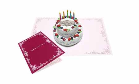 誕生日カードの作り方 飛び出すポップアップケーキを簡単手作り コタローの日常喫茶