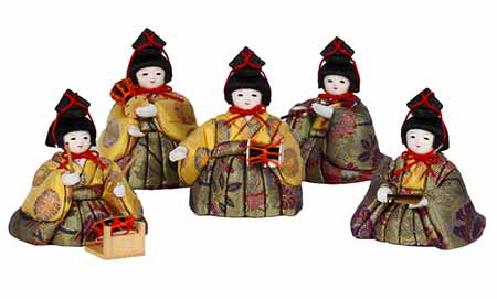 雛人形の五人囃子の意味由来 楽器の並び順に飾り方は コタローの日常喫茶